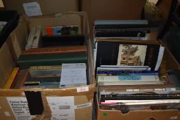 Two large boxes of books including Art and architecture interest