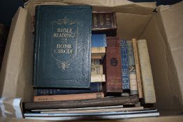 A selection of text and reference books including religious and bible interest