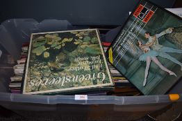 A selection of vinyl records and albums various genres