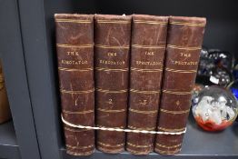 A set of four volumes of the Spectator library books