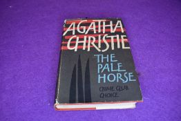 A first edition book with dust cover in good condition by Agatha Christie The Pale Horse by Crime