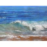 An oil painting, K Bentley, seascape, signed, 38 x 48cm, plus frame and glazed