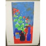 A print, after S Hoyle, still life, indistinctly signed, 60 x 40cm, plus frame and glazed, and a Ltd