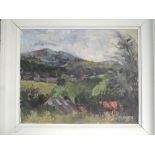 An oil painting, M Genge, country landscape, signed and dated (19)65, 40 x 50cm, plus frame