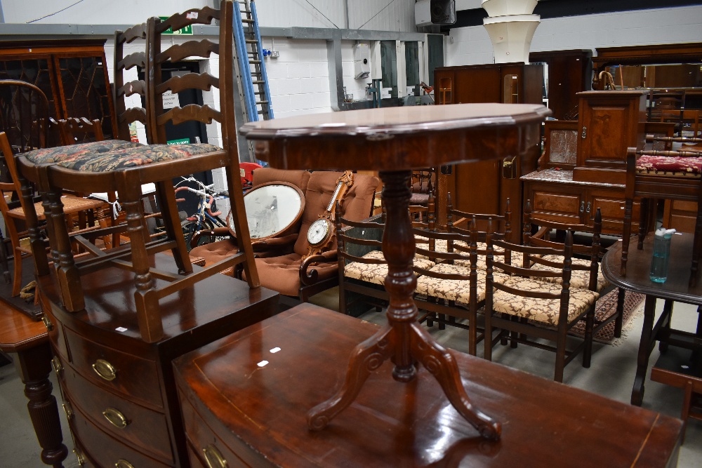 A reproduction continental style occasional table