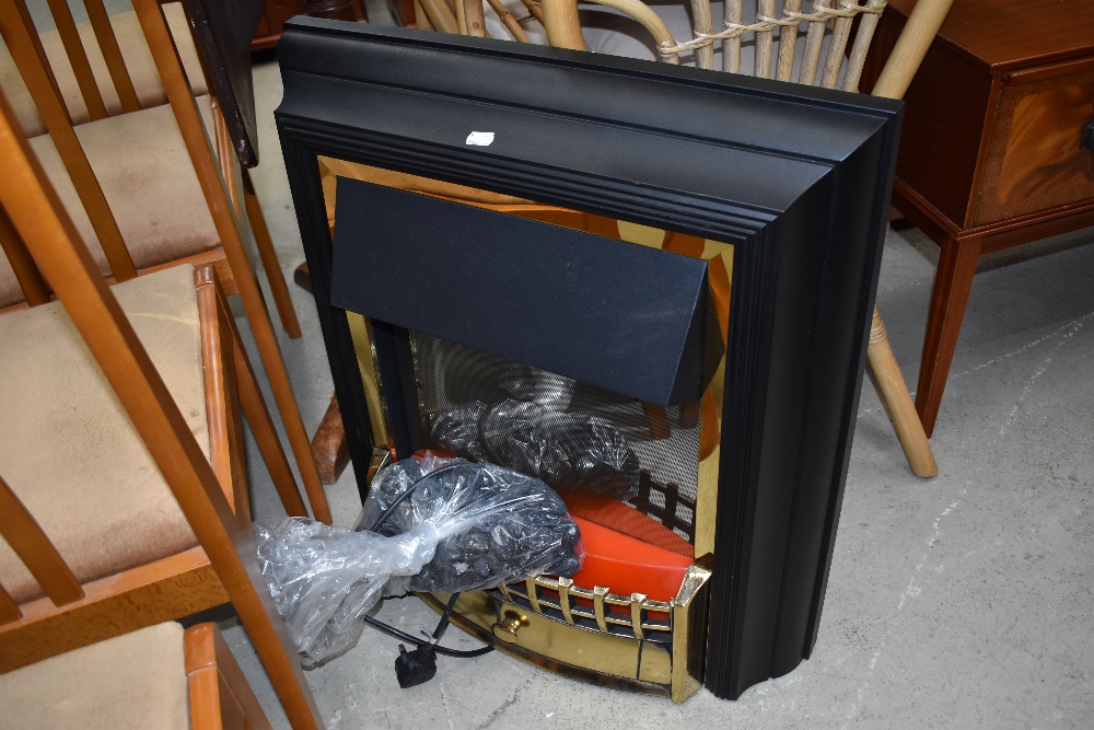 A modern Dimplex Cheriton electric fire