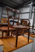 a bent wood Edwardian smokers bow arm chair