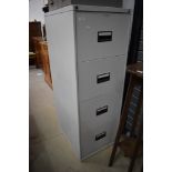 A modern metal file cabinet