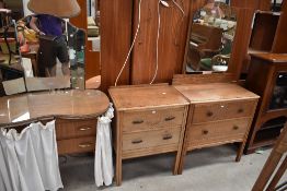 A selection of early to mid 20th Century bedroom furniture