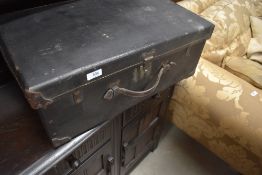 A vintage travel case