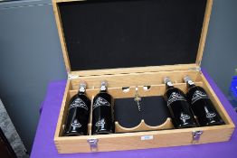 Four bottles of Dows Quinta Senhora da Ribeira 1998 Vintage Port, bottled in 2000, 20%vol 75cl in