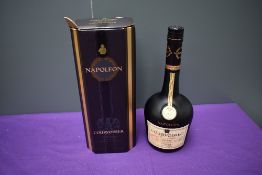 A bottle of Napoleon Courvoisier Cognac Fine Champagne, 70cl 40% vol, in original box