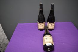 Three bottles of Domaine De Vallouit, Les Greffieres Hermitage 1983, France, 12%-14%, 75cl