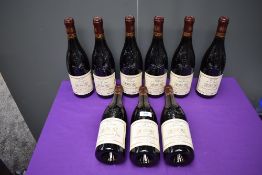 Nine bottles of 2001 Domaine Font De Michelle, Chateauneuf-Du-Pape, France, 14%, 750ml