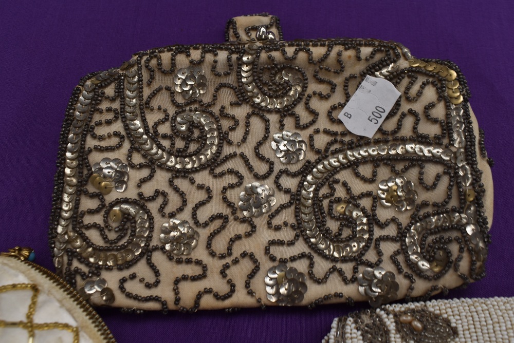 A collection of vintage beaded and sequinned evening bags,mainly 1930s and 40s. - Image 2 of 4