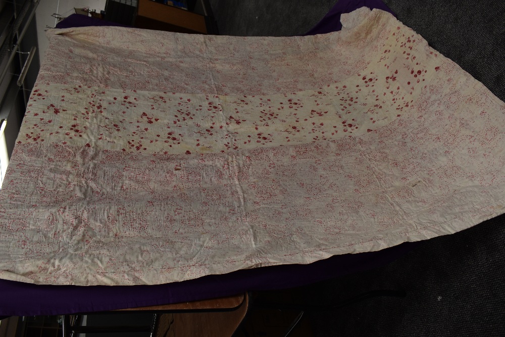 Two quilts AF and a deconstructed antique bodice or similar, a good little project perhaps? - Image 4 of 4