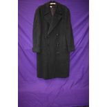 A gents 1950s double breasted overcoat,larger size.