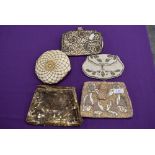 A collection of vintage beaded and sequinned evening bags,mainly 1930s and 40s.