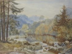 A watercolour, Betws -y -coed, indistinctly initialled, and dated 6/74, 23 x 33cm, plus frame and