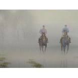 A watercolour, M Grant, horse racing interest, signed and dated (19)97, and attributed verso, 15 x