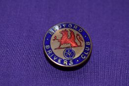 A Bedford drivers club Lapel badge.