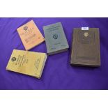 A selection of ephemera and instruction manuals for AA road side assistance
