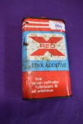 A vintage garage oil can for Redex Additive