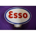 A stunning example of a rare and genuine petrol pump globe for Esso petroleum by S&W lighting ltd in