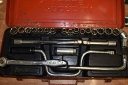 A set of car sockets by Gordon in metric measurments