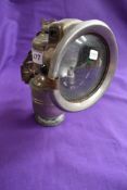 A vintage Panther carbide cycle lamp.