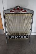 A vintage Albion radiator grill and surround