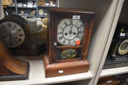 An American 30 hour mantel clock by Sean Thomas, Connecticut