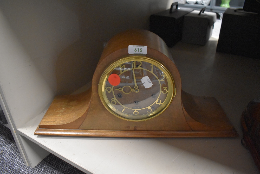 An American 8 day mantel clock by Sean Thomas