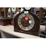 A mid century mantel clock