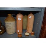 A selection of stoneware bottles and local Hey Brother Botanical flagon