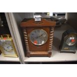 Vintage oak cased clock