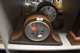 A mid century Napoleon mantel clock by Fowler and Oldfield of Bradford