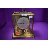 An Aug. Shatz & Sohne of Germany 1000 day square carriage clock