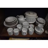 A selection of Hornsea pottery tea and table wares in the Charisma design