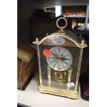 A quartz modern table clock