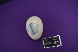 A 2017 ceramic Peter Rabbit Trail Egg, number 3, from the Where Is Peter Rabbit Treasure Trail 10