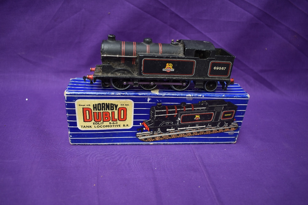 A Hornby Dublo 00 gauge BR 0-6-2 Tank Locomotive 69567 in original box EDL17