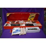 A TTR Trix Twin Railway Goods Train Set No 2/324 comprising, LMS 0-4-0 Loco & Tender, seven