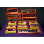 A collection of Hornby 00 gauge Rolling Stock comprising, Pullman Coaches R223 & R233, Buffet Car