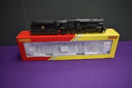 A Hornby 00 gauge 2-10-0 Loco & Tender, BR 92021, weathered, boxed R3356