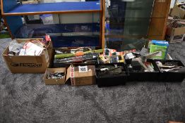 A large collection of 00 gauge accessories, kits, track and matting etc, many accessories unopened