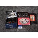 Two modern Britains sets, Scots Guards Colour Party & Sentry Box, boxed 00091 & Band of the Royal