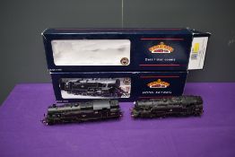 Two Bachmann 00 gauge BR 2-6-0 Tank Locomotives 42073 & 80061, both boxed 32-877 & 32-350