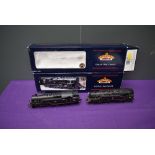 Two Bachmann 00 gauge BR 2-6-0 Tank Locomotives 42073 & 80061, both boxed 32-877 & 32-350