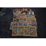 A collection of 1960's and later Comics and Magazines to include, 1969 Tiger, 1969 Tiger and